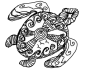 Blank-and-white-turtle Blank-and-white-turtle