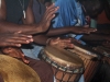 Gales Point Village traditional drumming. Photo: April Evans