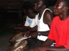 Gales Point traditional drumming. Photo: April Evans